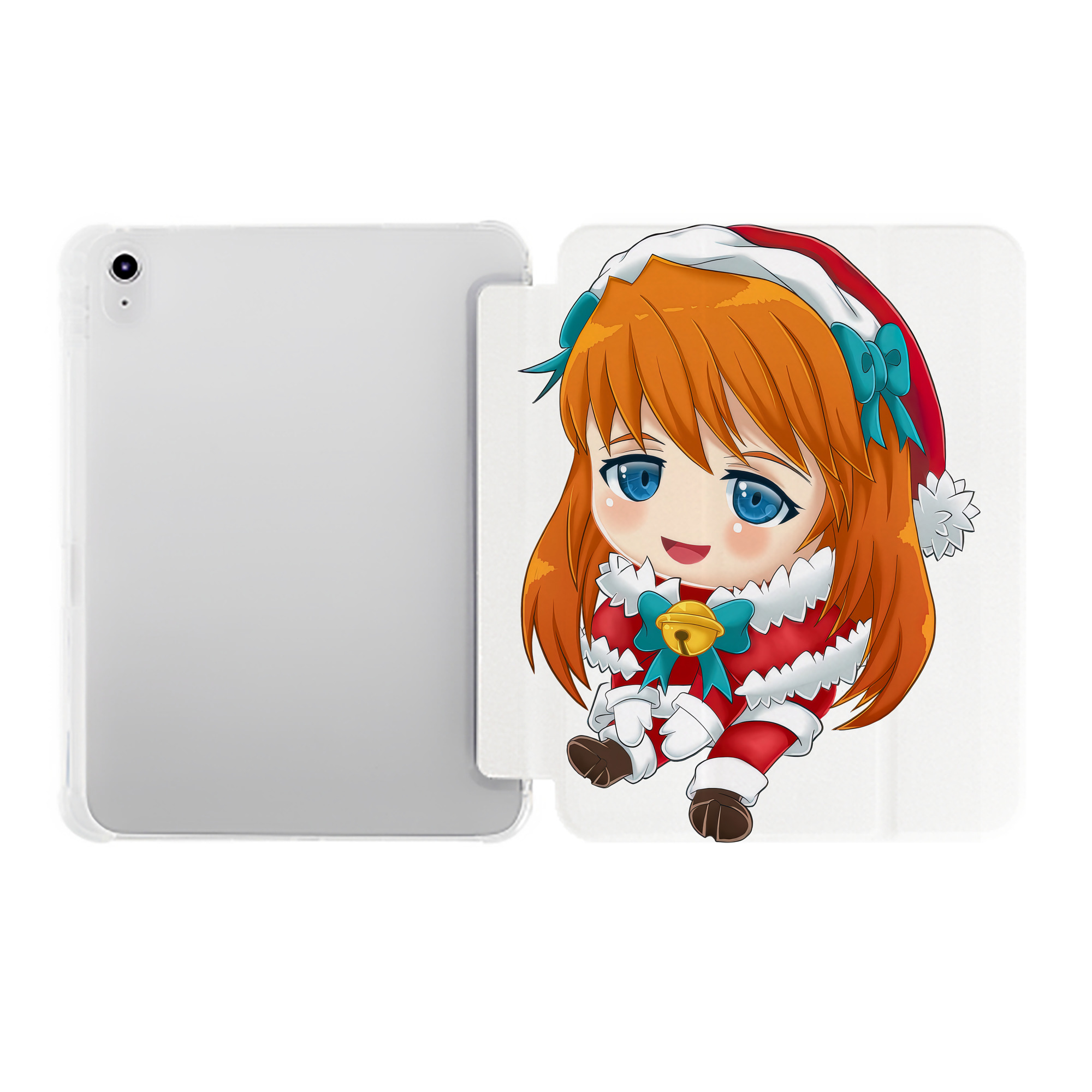 （画像用） EVA 新世紀エヴァンゲリオン IPad ケース ペン収納付き 三つ折りスタンド PUレザー×シリコン 対応機種9.5/10.5/10.9インチ